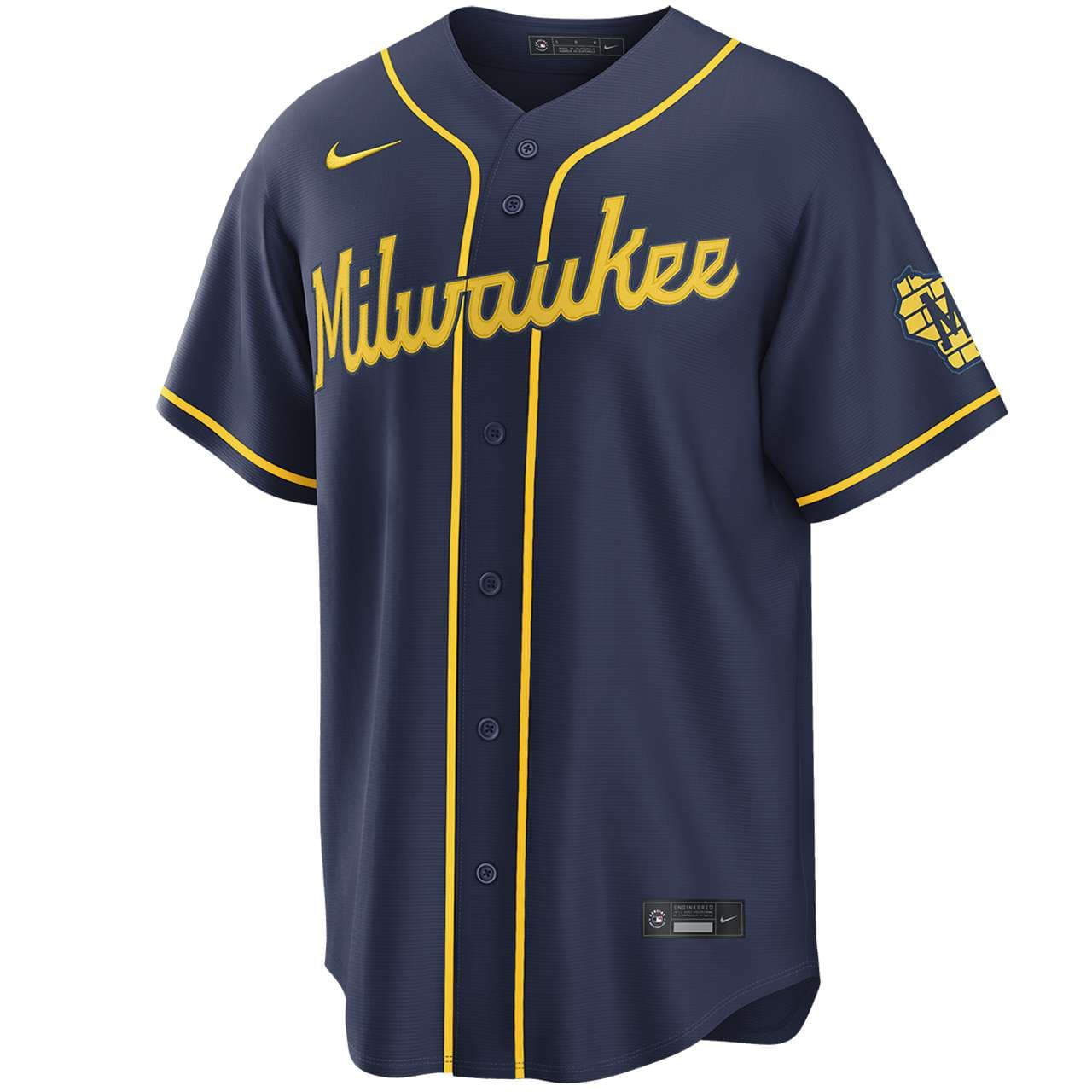 Milwaukee Brewers Nike Alternate jersey