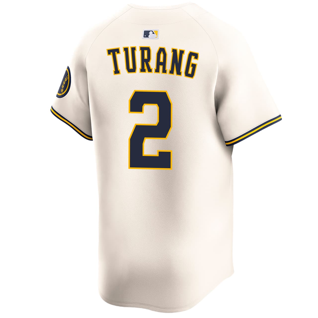Brice Turang #2 Milwaukee Brewers Jersey