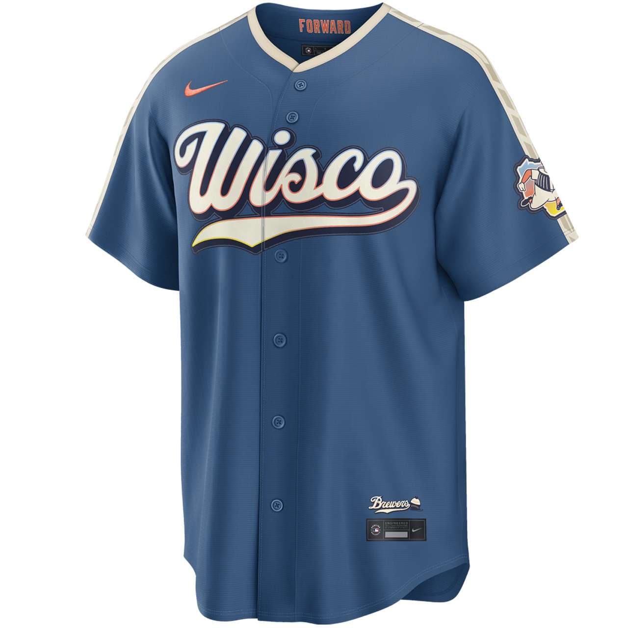 Milwaukee Brewers Nike City Connect jersey